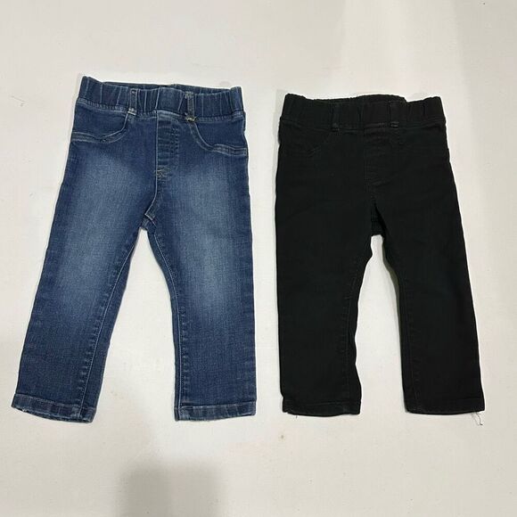 Garanimals Pants - Black and Denim | size 24 months - Picture 1 of 9